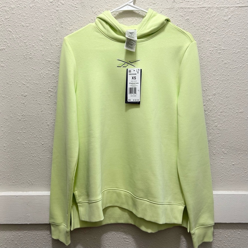 Reebok RI Doorbuster Women's Sweatshirt Hoodie Astro Green NWT XS